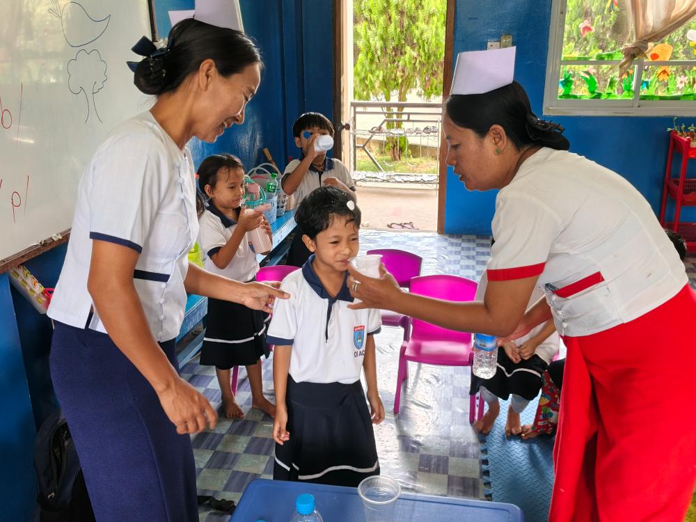 Group work with teacher